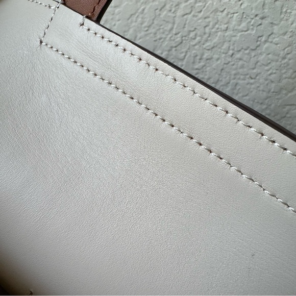 Gold Brown Verso 25 Foldover Convertible Crossbody Bag Halzan Saddle S10 - Picture 14 of 16